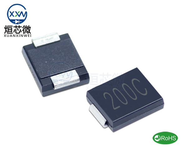 1.5SMC200CA參數(shù),TVS二極管1.5SMC200CA瞬態(tài)抑制二極管
